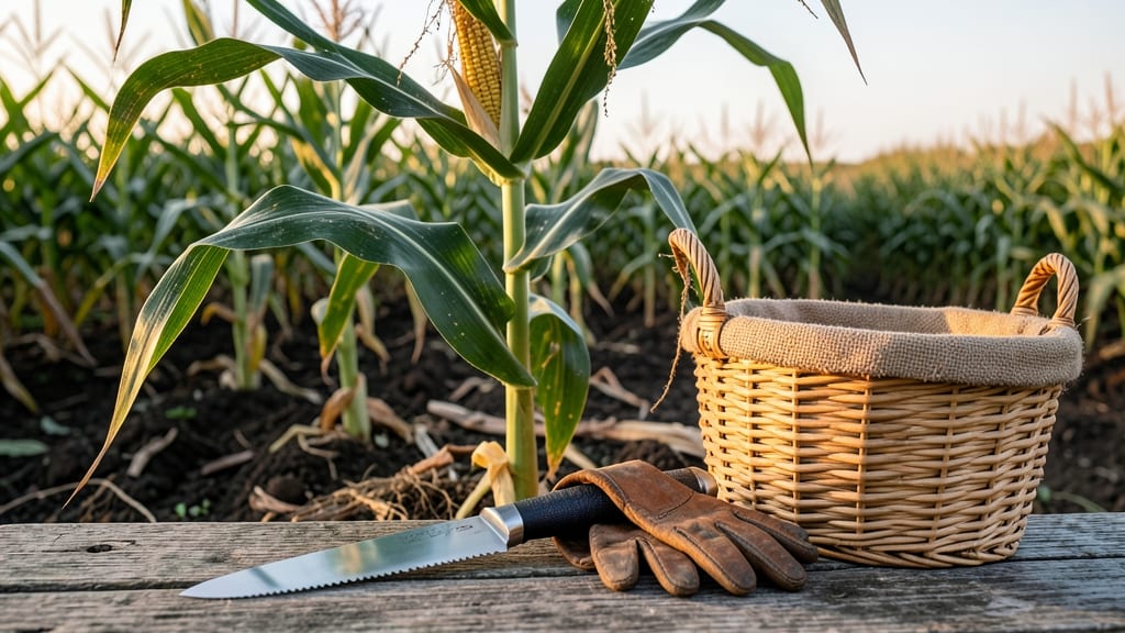 When to Pick Corn From Garden: Silk Color & Ear Size Checklist for Peak Sweetness