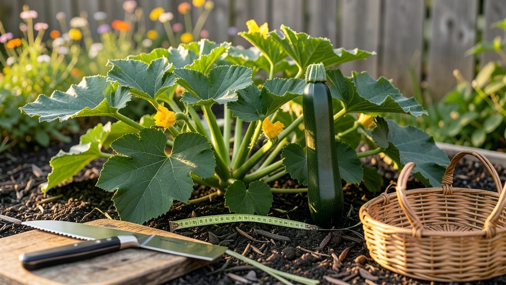 When to Pick Zucchini From Your Garden: Firm Skin + Blossom Trick for Peak Flavor