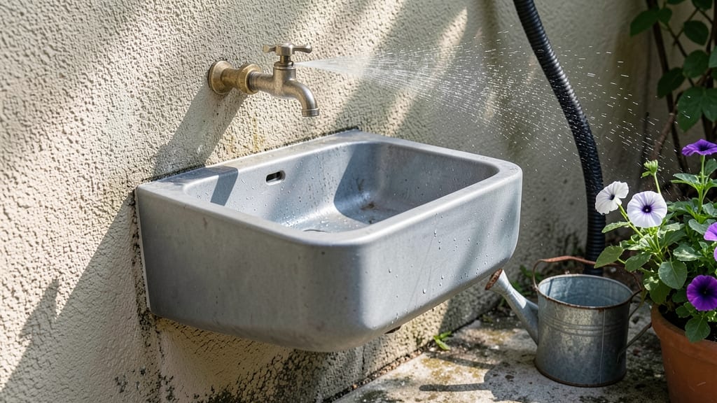 Outdoor Garden Hose Sink: Plumbing Steps and Waterproofing Tips
