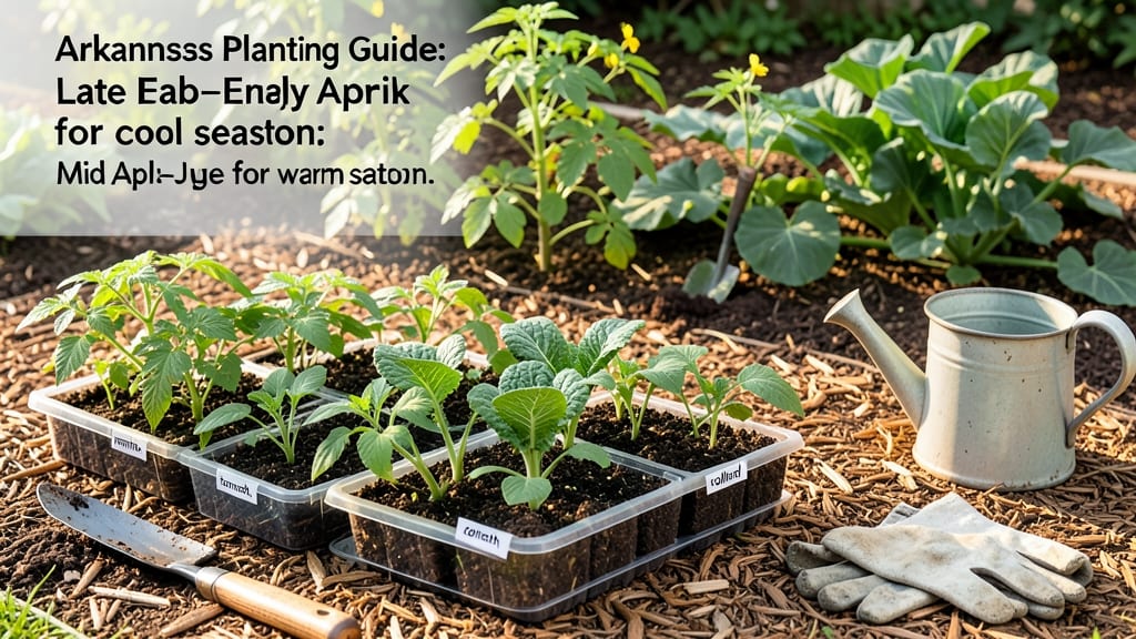 When to Plant a Garden in Arkansas: Zone 7a-8a Deadlines for Perfect Timing