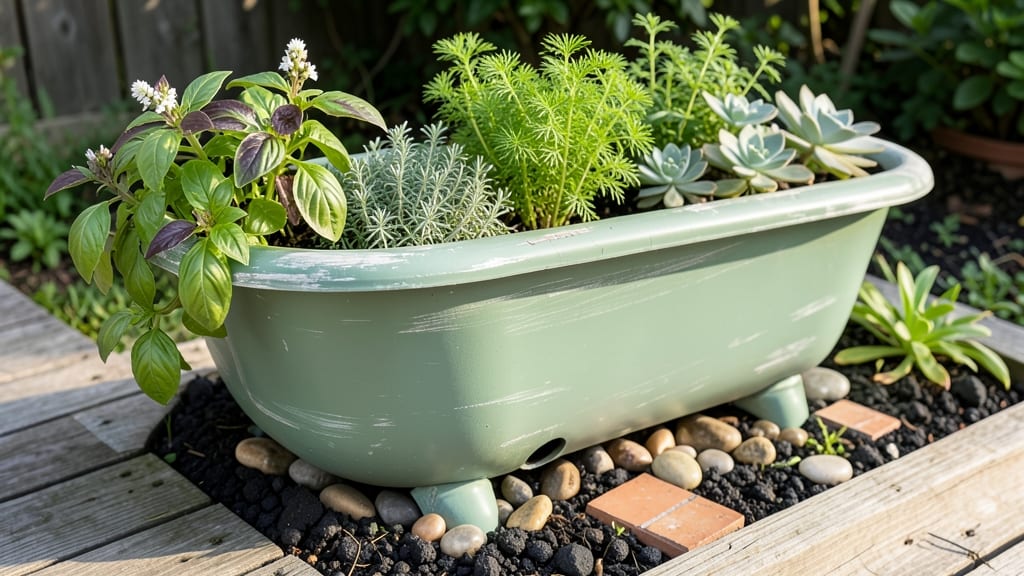 Old Bathtub Garden Ideas: Repurposing Tips for Small-Space Greenery