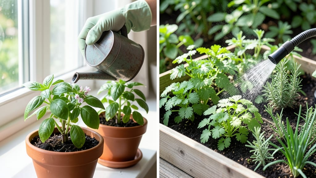 How Often to Water Herb Garden: Soil Check Method for Thriving Plants