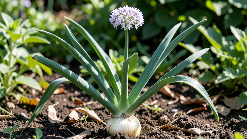 What Does Garlic Look Like In The Garden: Visual Guide With Key Growth Stages