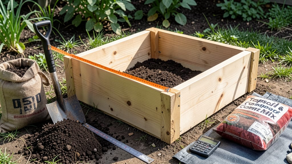 How Much Soil Needed for Raised Garden Bed: Math Formula by Depth and Size