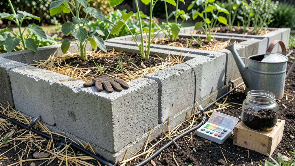 Are Cinder Blocks Safe for Vegetable Gardens: Soil pH Risks and Plant Growth Impact