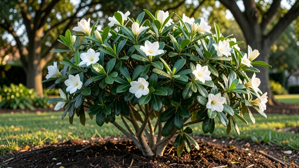 Full Grown Gardenia Bush: Fragrance Timeline and Pruning Calendar