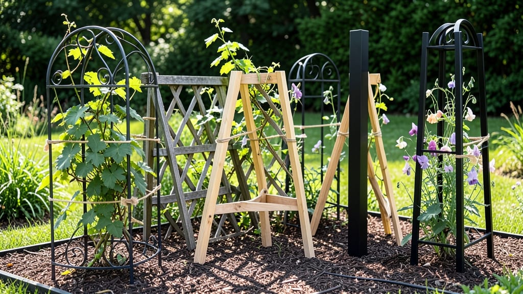 Garden Bed Trellis Ideas: 15 Space-Saving Designs for Climbing Plants