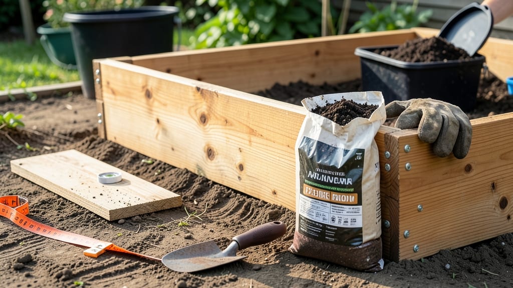 How Much Soil to Fill a Raised Garden Bed: Layer-by-Layer Depth Guide for Perfect Plant Roots