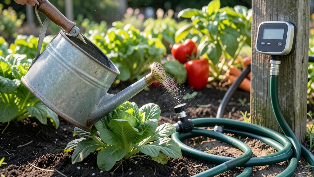Best Time of Day to Water Vegetable Garden: Morning Mist vs. Evening Drip for Maximum Root Growth